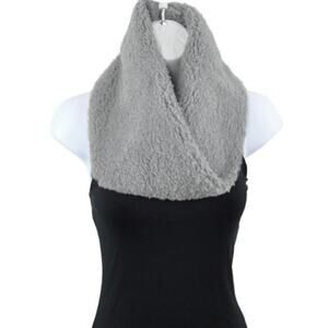 New! Rachel Roy Women's Layla Faux Fur Neck Warmer Snood Scarf
